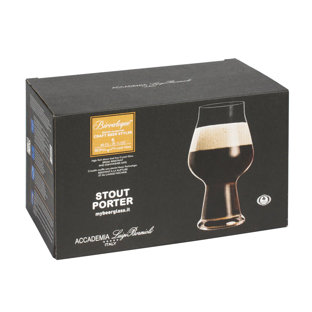 Chope à bière Birratèque 60 cl (lot de 6) Bormioli Luigi
