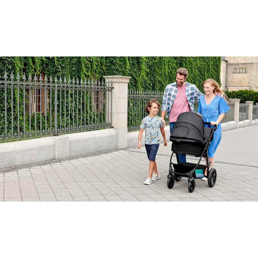 Kinderkraft Kombikinderwagen 3 in 1 Moov Grey Melange