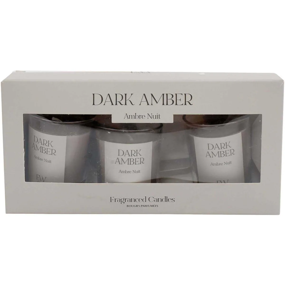 Sil Coffret 3 Bougies Ambre