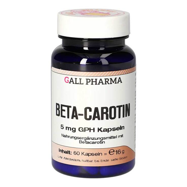 Beta Carotin 5 mg Kapseln, 60 St