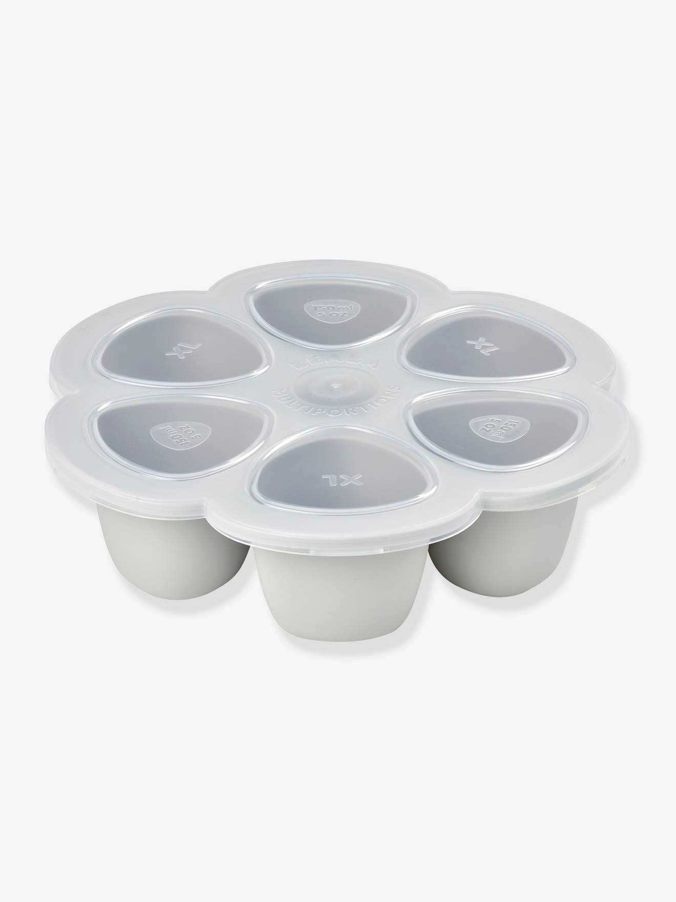 Caixa multiporções, 6 x 150 ml, embalagem especial para congelamento BEABA azul