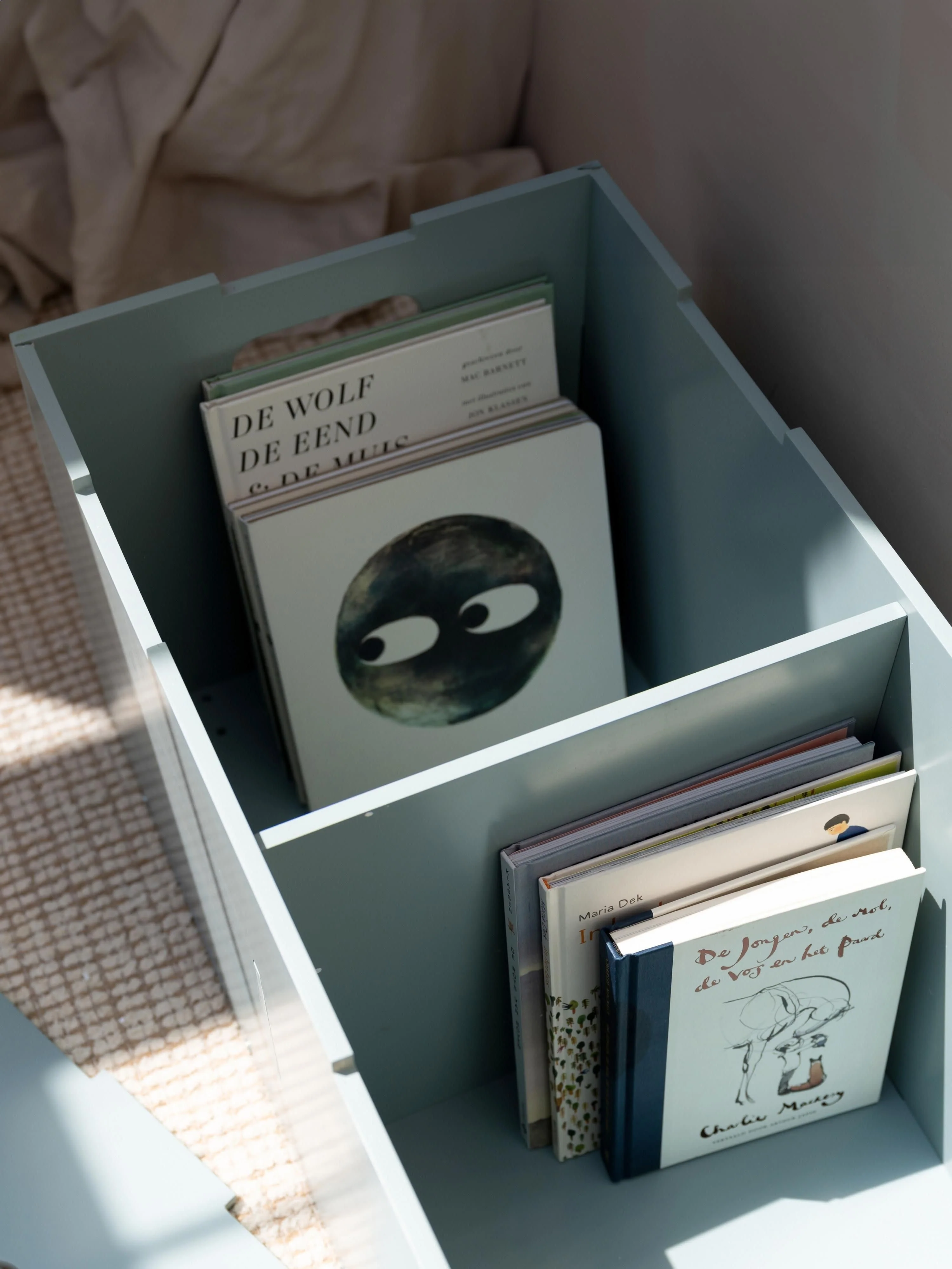 Houten opbergdoos Cube