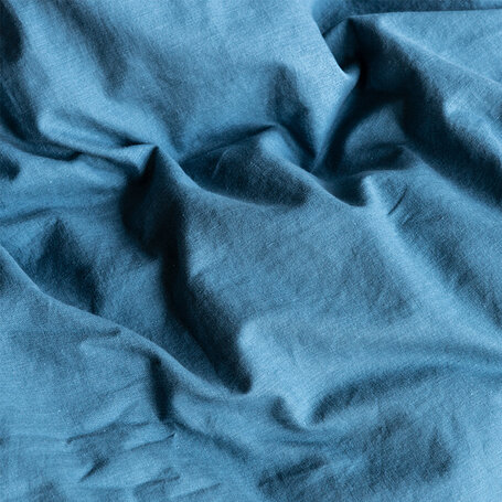 Stone Washed - Blauw  Dekbedovertrek - 140x220/240