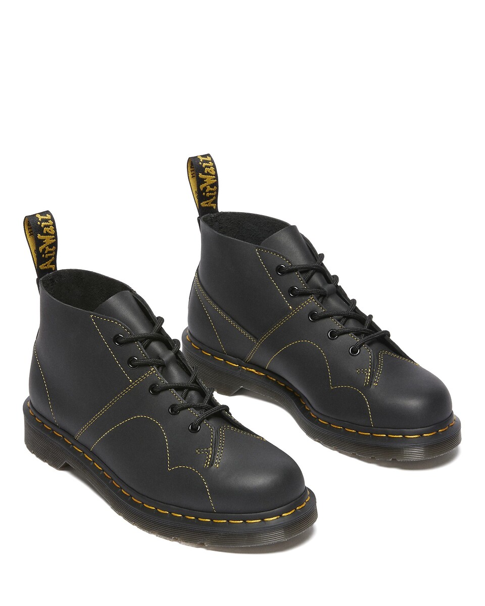 DR. MARTENS<br>Botas Church Monkey em couro oleoso