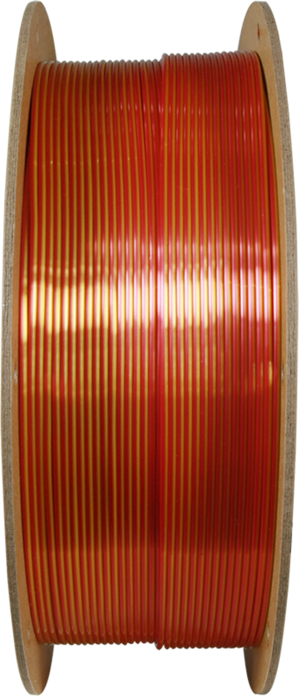 Polymaker  PolyLite Dual Silk PLA Sunset Gold-Red, 1,75 mm / 1000 g    Zweifarbiges PLA-Filament mit seidigem Finish