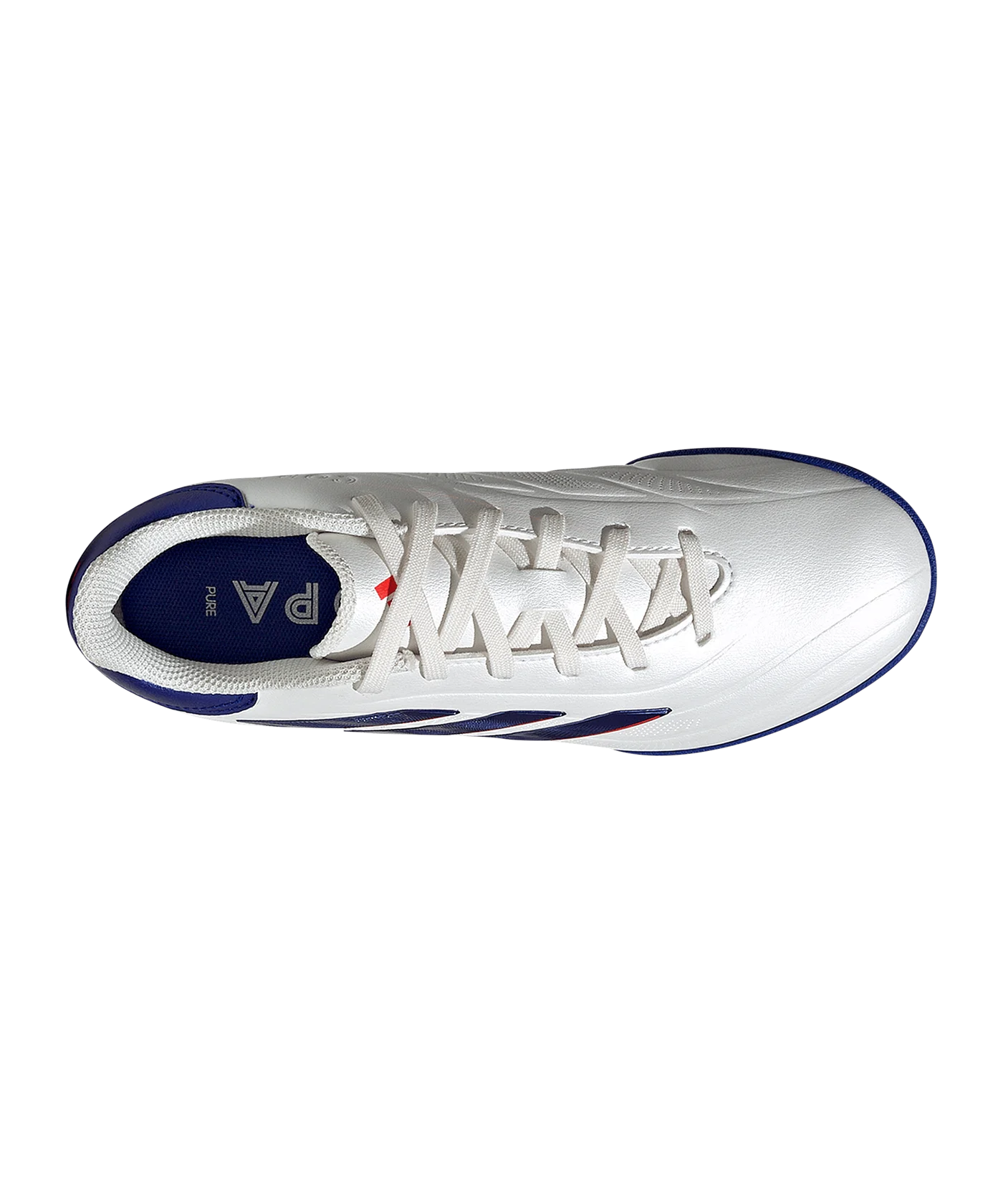 adidas COPA Pure 2 League TF Advancement Kids Weiss Blau