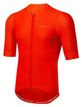 Maillot Manches Courtes Le Col Pro Aero Rouge
