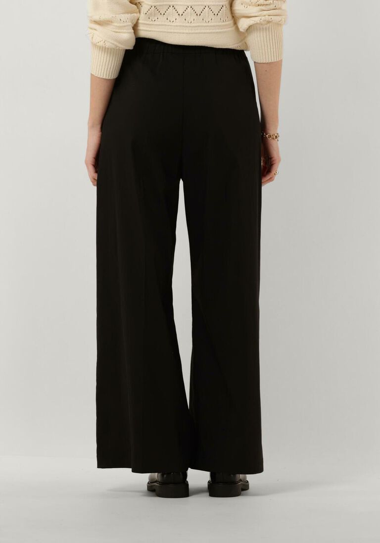 SEMICOUTURE zwarte semicouture wijde broek s4sk24 trousers