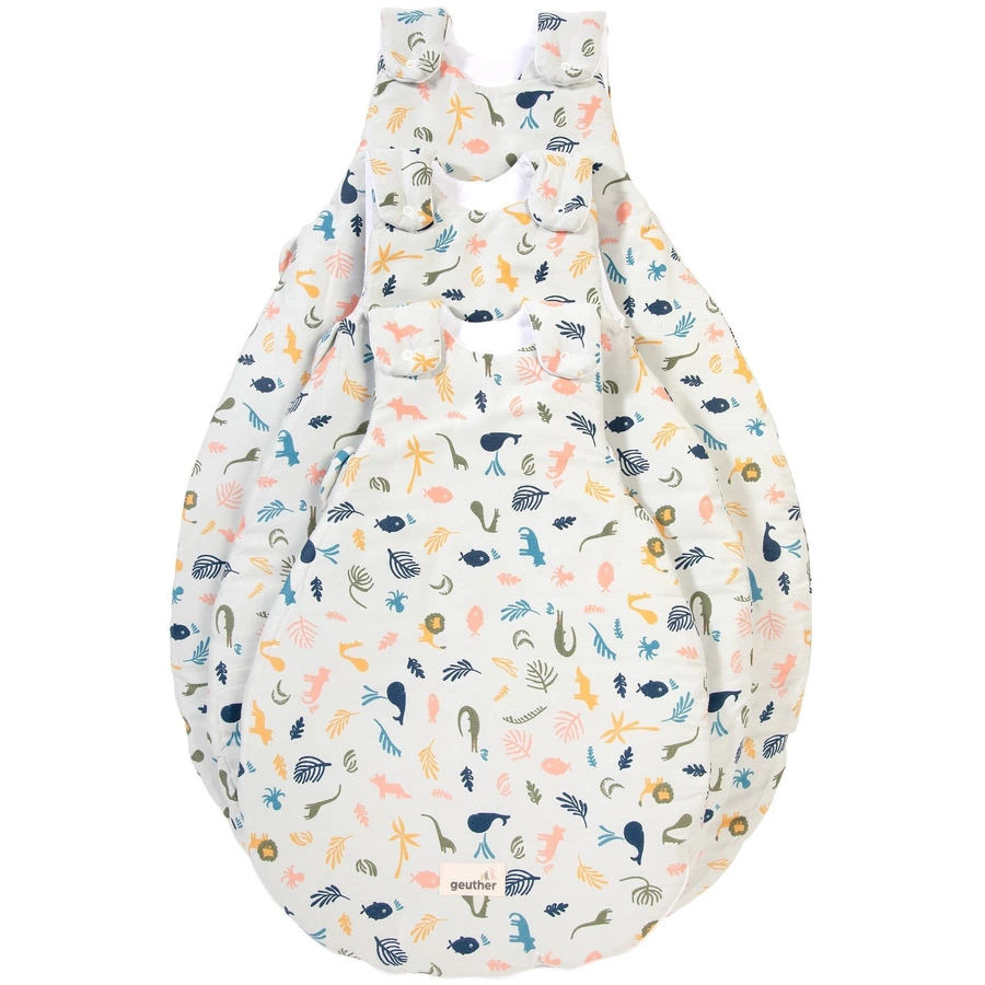 geuther Schlafsack Party Animals green