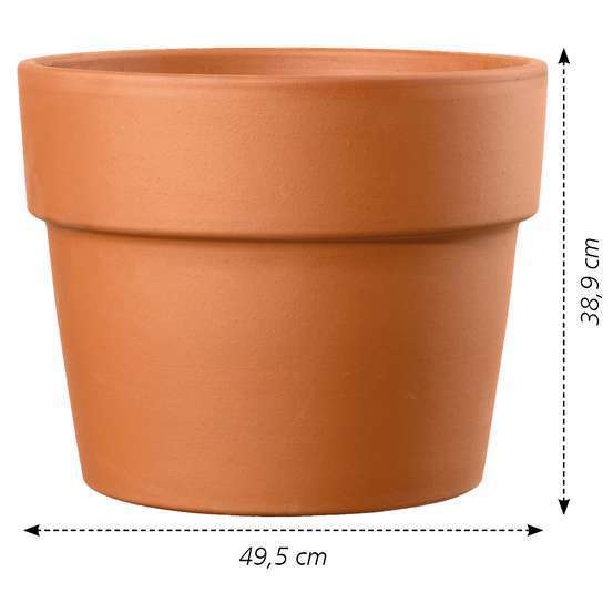 Pot Vaso Perfetto Cotto en terre cuite Ø49,5 x H.38,9cm