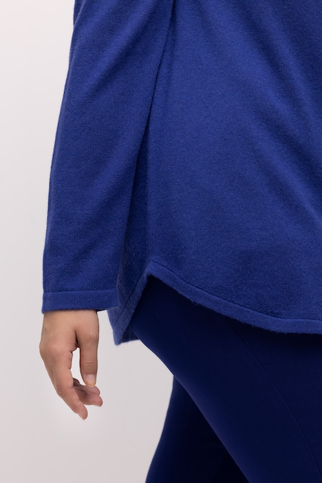Pullover, edle Wollmischung, Hemdkragen, Langarm