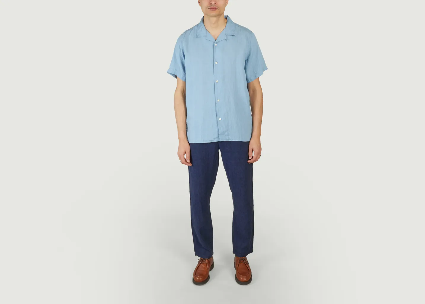 Chemise À Manches Courtes En Lin KCA