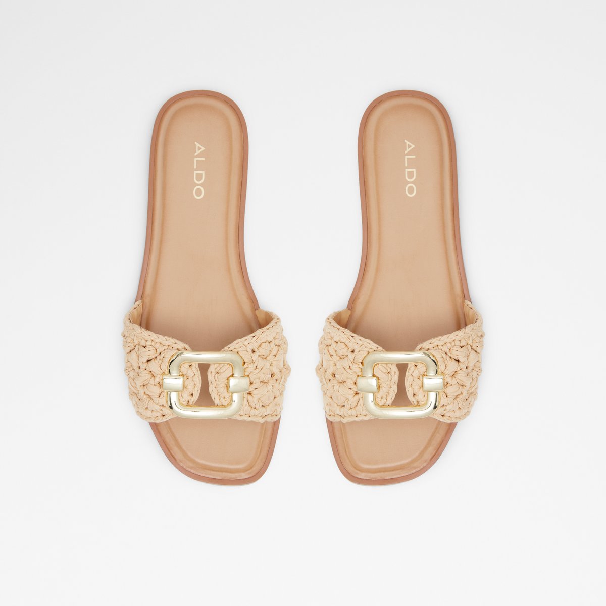 Glaeswen Natural Women Flat Sandals