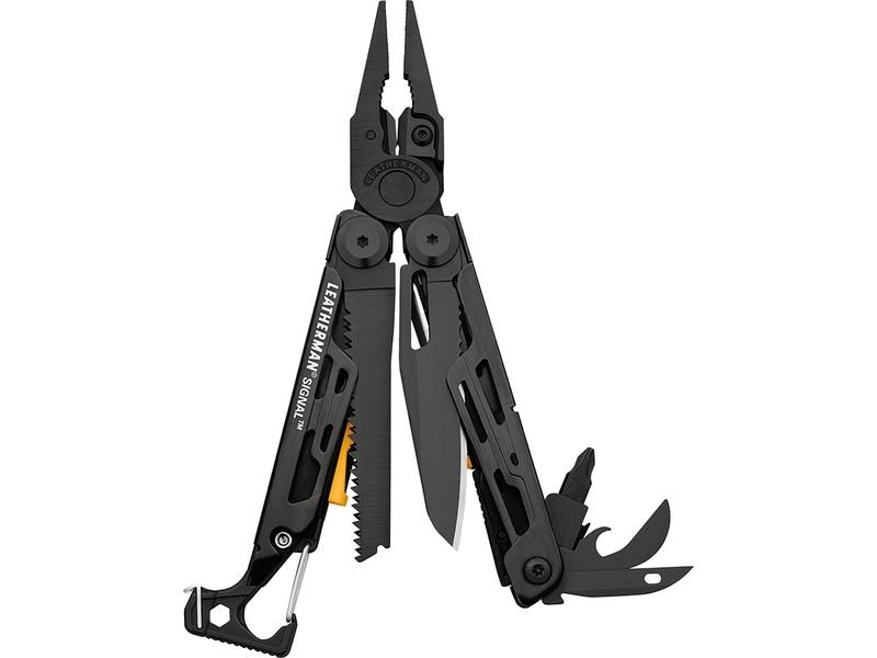 Leatherman Multi-Tool Signal Schwarz Survival-Tool