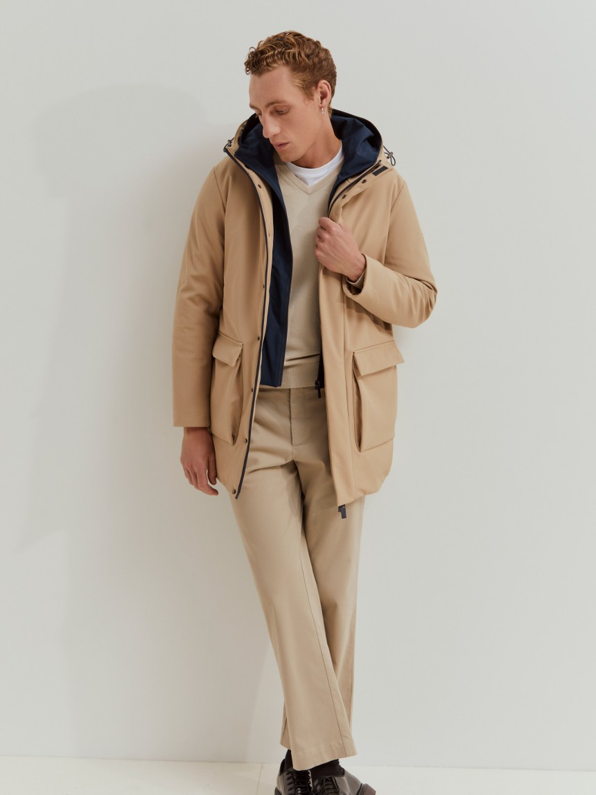 Parka com capuz
