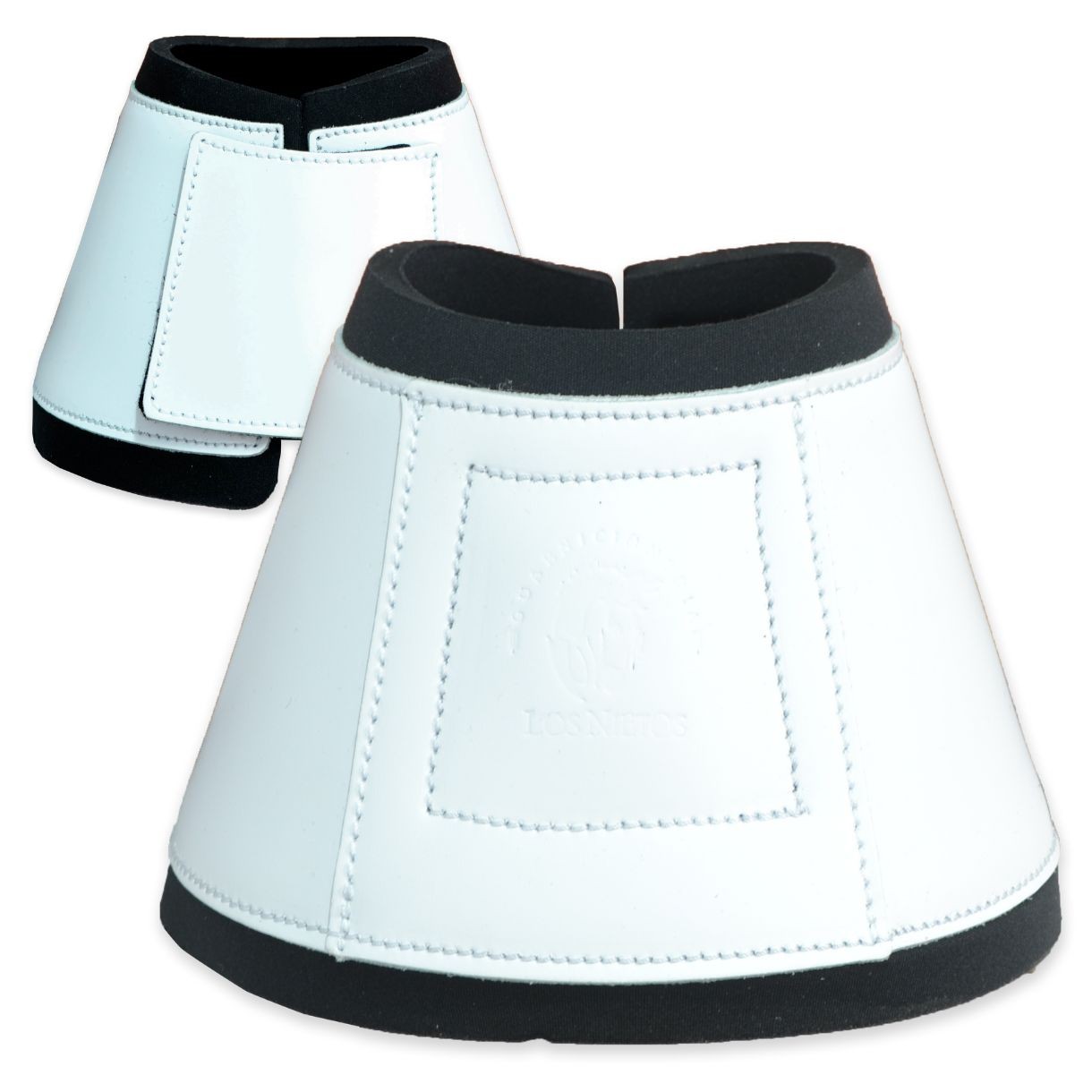 Sinos | Couro e Neoprene | Branco | Equipamento para Cavalos | Artigos de Selaria | Tradição Artesanal | Los Nietos