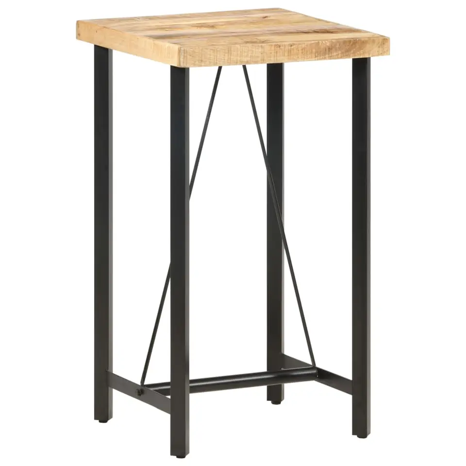 vidaXL - Bartafel - Bruin - Hout - 60 x 60 x 107 cm