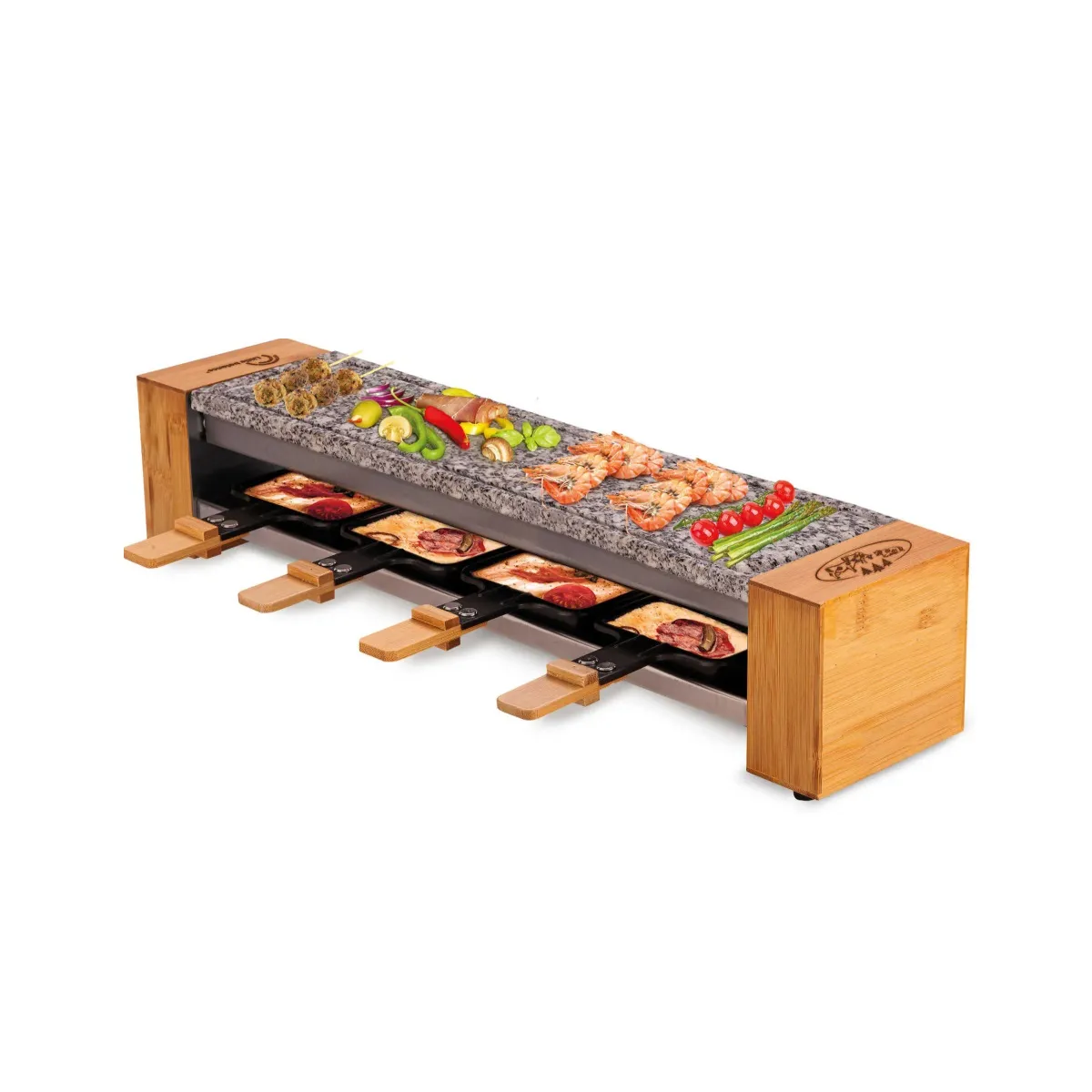 Appareil à raclette 4 personnes 600w + gril - 8619 - LITTLE BALANCE