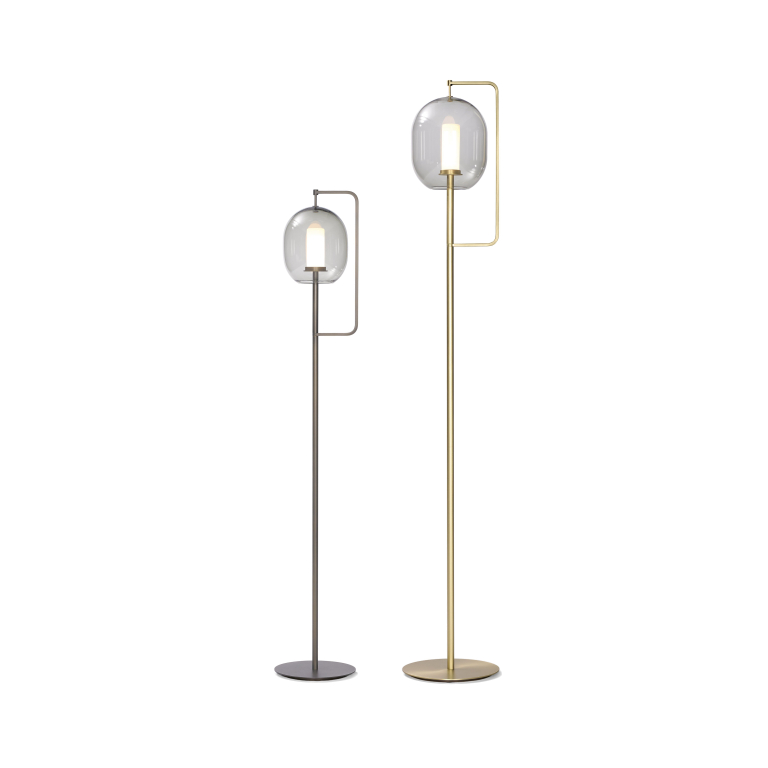 ClassiCon Lantern Medium vloerlamp LED Brass