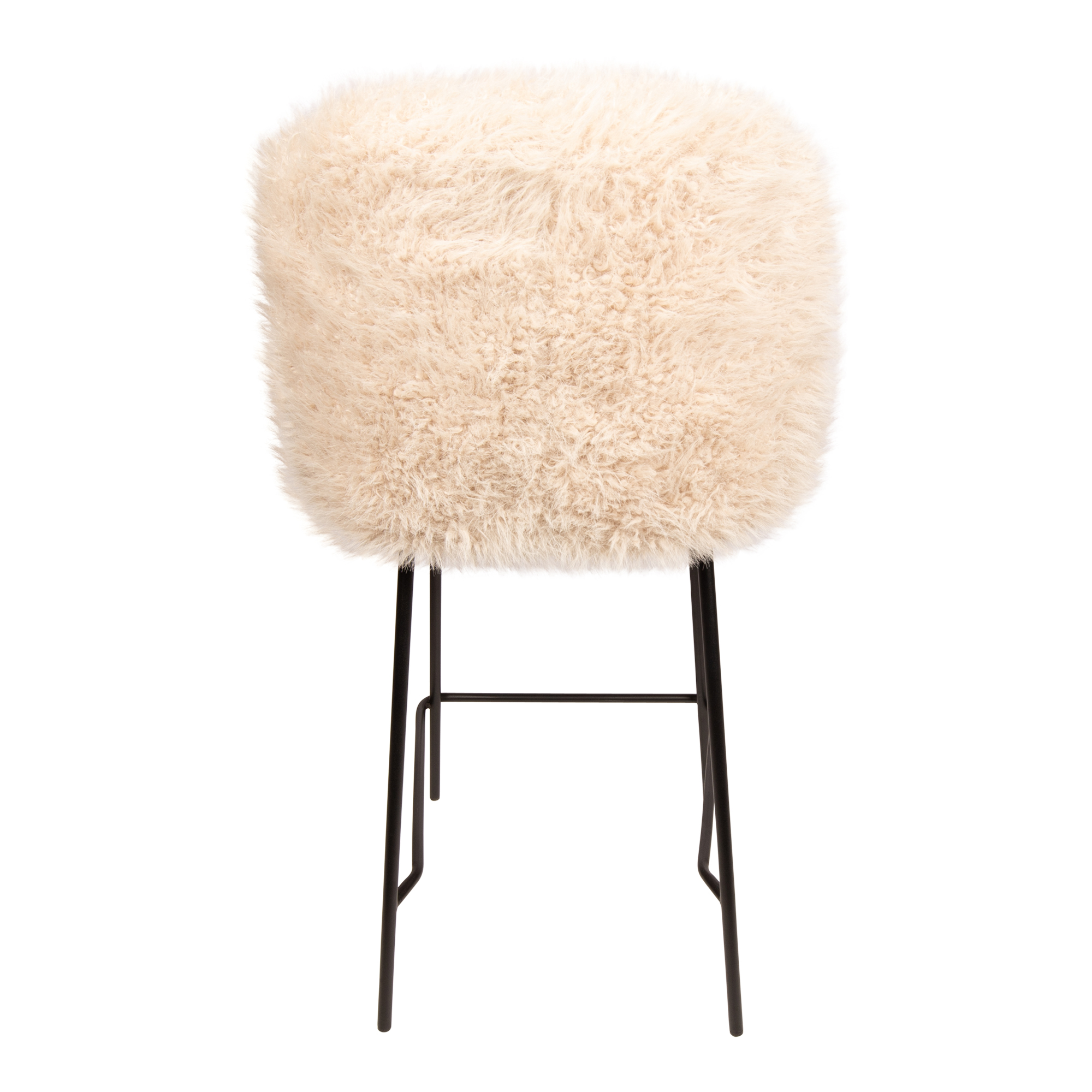 Barstoel Hair (set van 2) Barstoel Hair-set van 2-beige (Kopie)