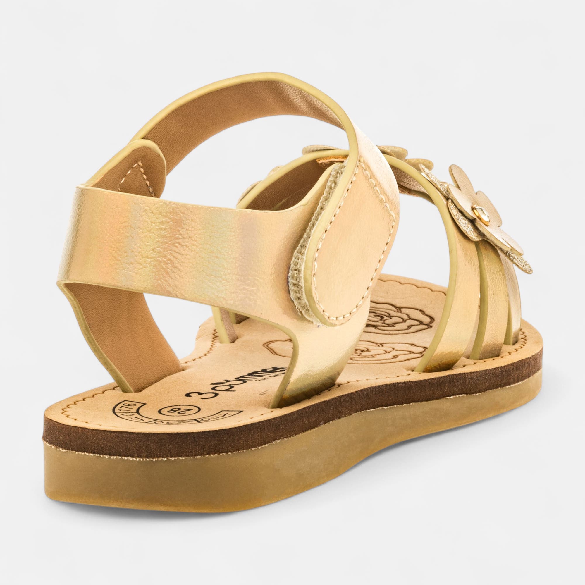 Nu-pieds Fille or