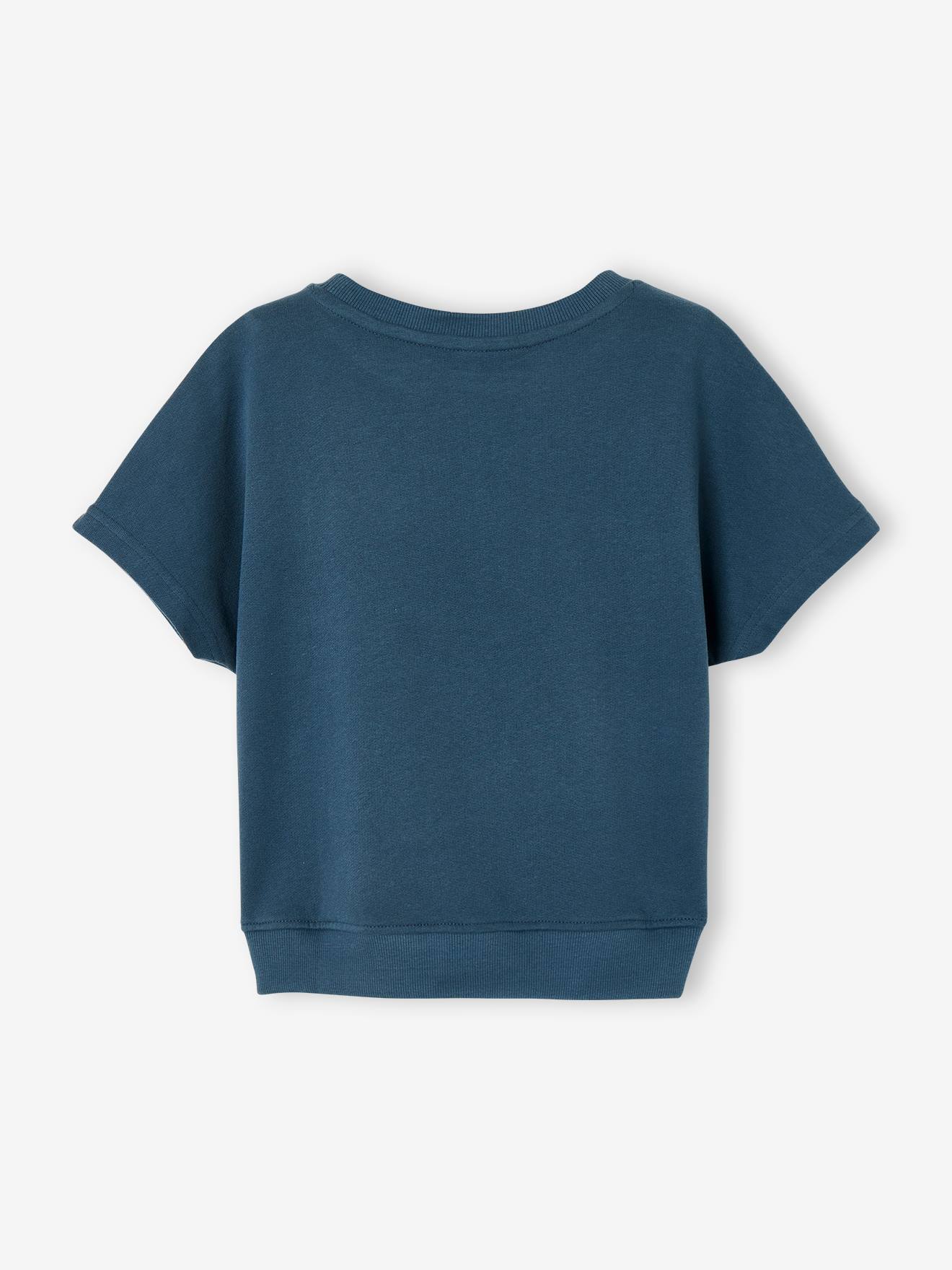 Camiseta de moletom com estampa 