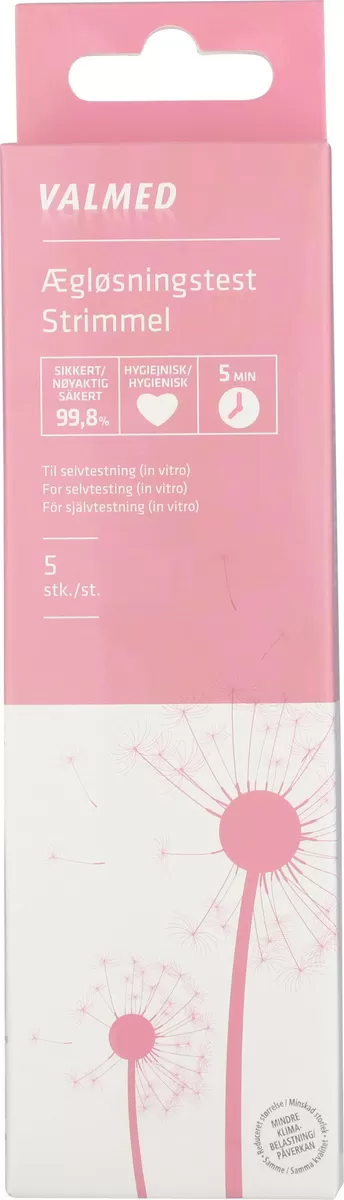 ValMed Ægløsningstest strimmel - 5 stk