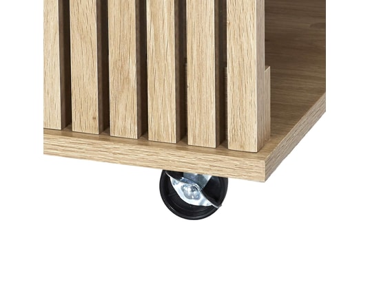 THE HOME DECO FACTORY - Ilot de cuisine saulk en bois - marron