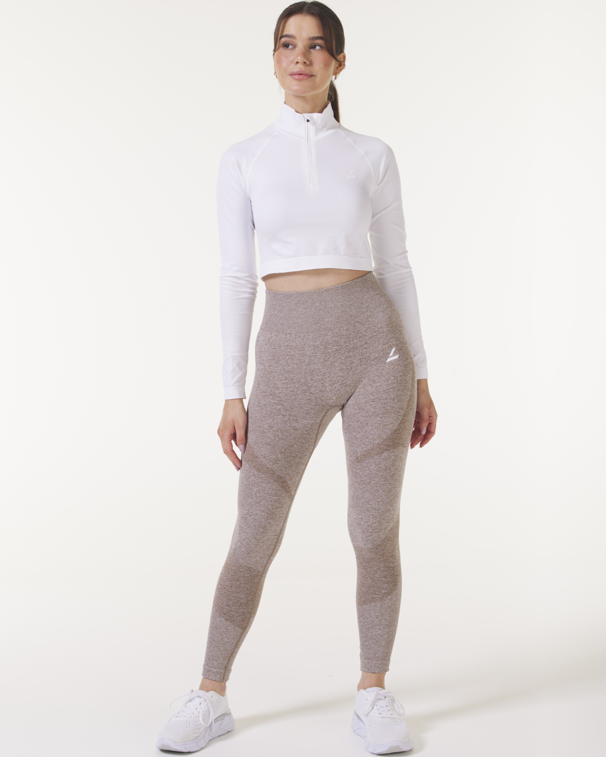 LEVITY Solar Seamless Tights Beige Melange