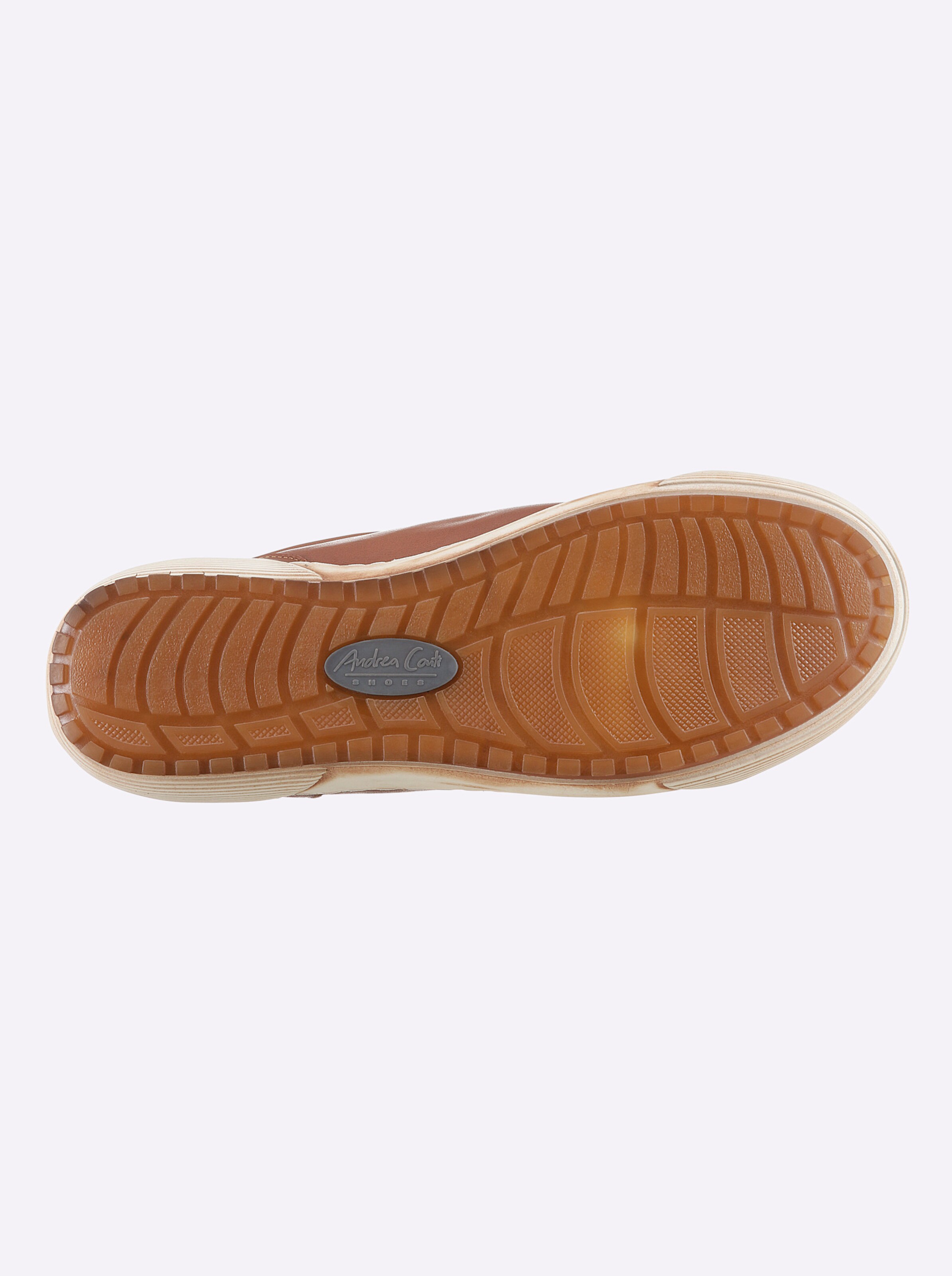 Andrea Conti Sneaker in cognac