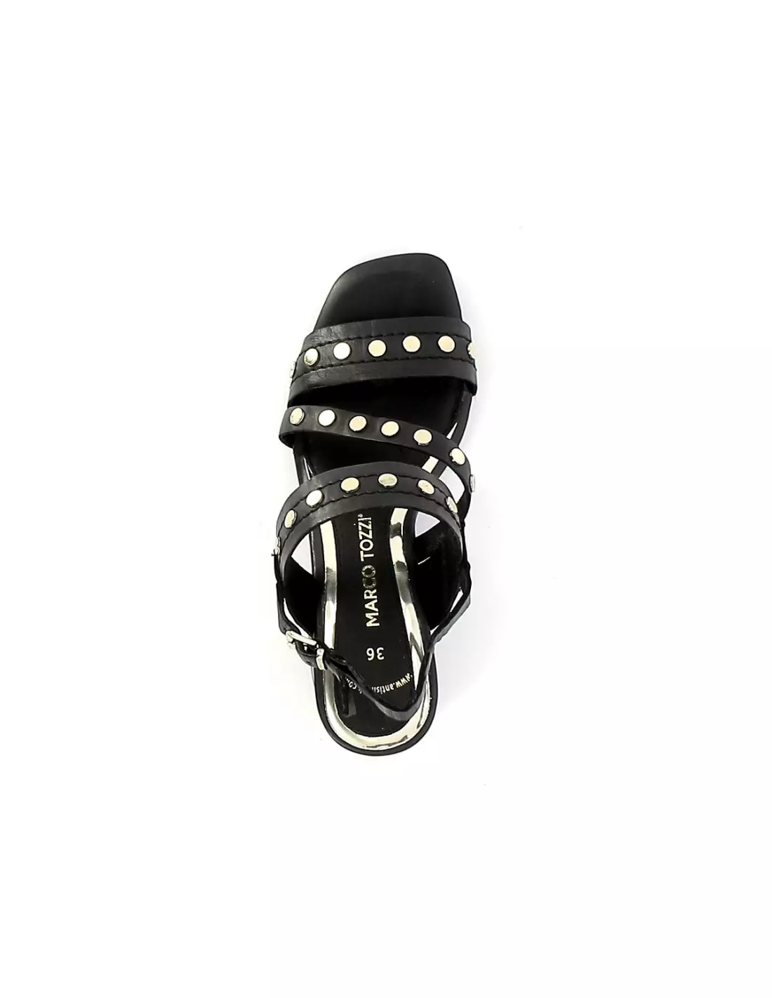 MARCO TOZZI 28217 - Sandales & nu-pieds Blackantic