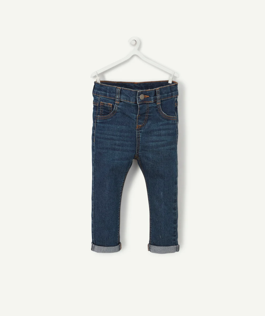 PANTALON DROIT BÉBÉ GARÇON EN JEAN BRUT LOW IMPACT