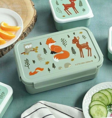 A Little Lovely Company Bento Matboks, Skogsvenner