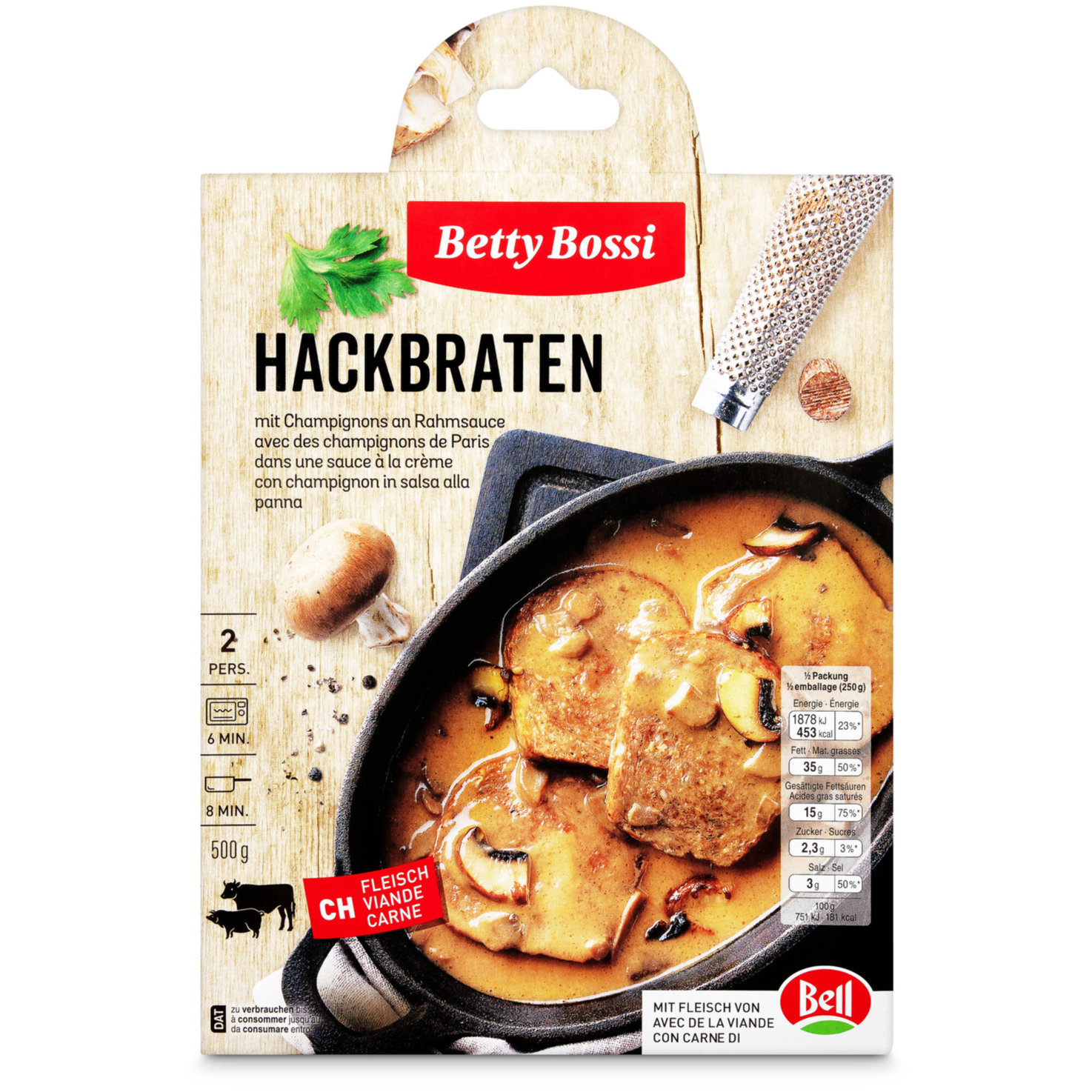 Betty Bossi Hackbraten