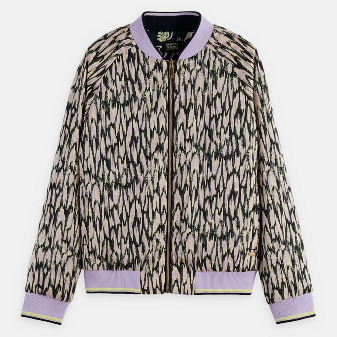 Scotch & Soda Blouson Bomber Réversible multicolore