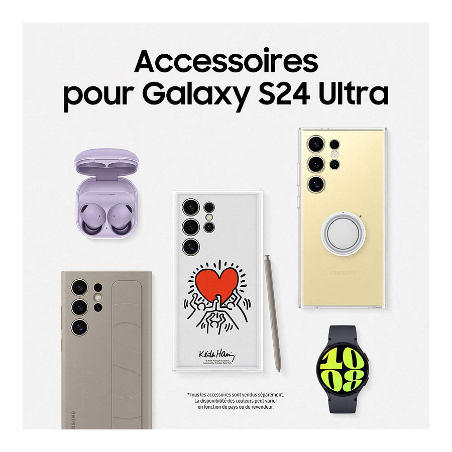 Samsung Galaxy S24 Ultra 5G (Gris) - 256 Go · Reconditionné