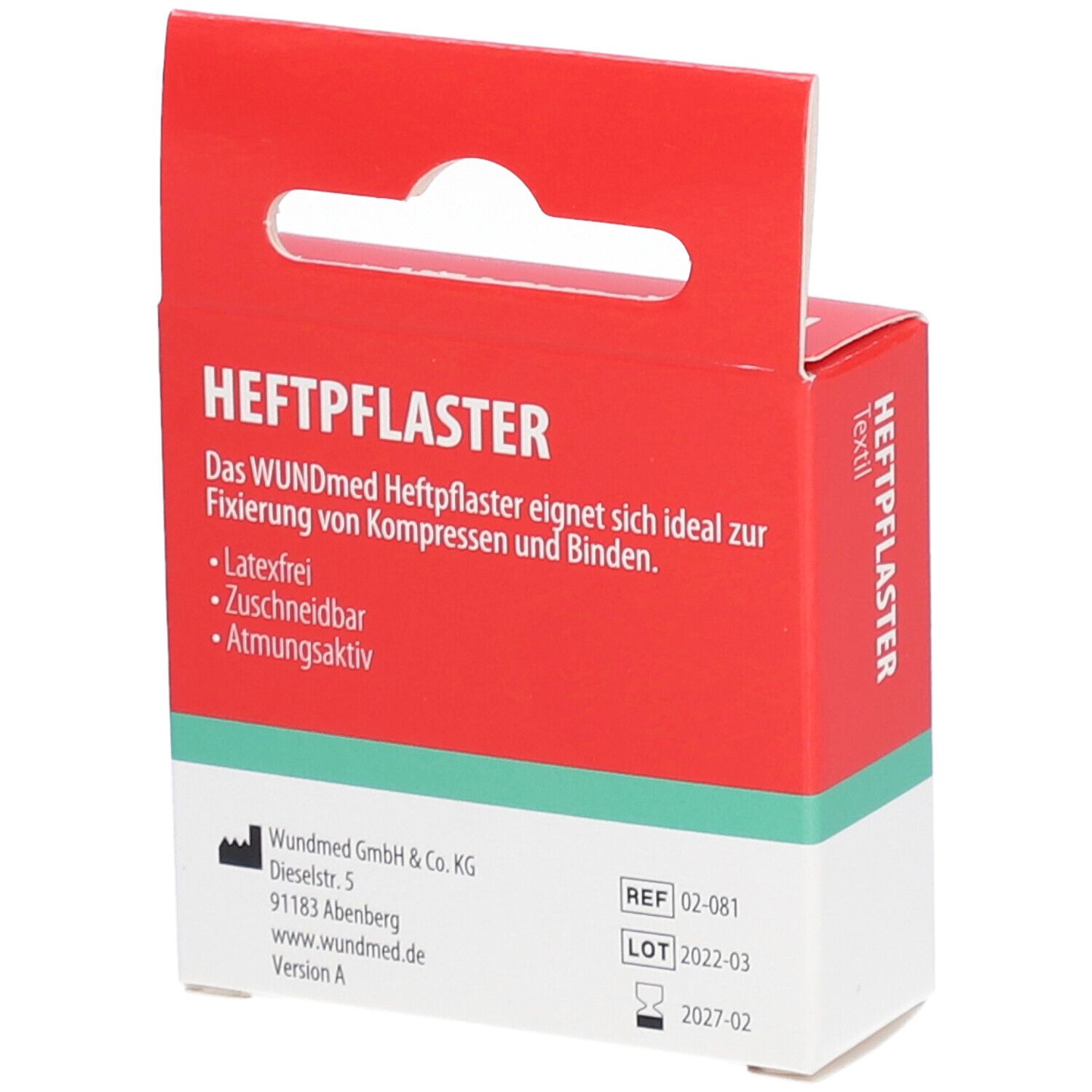 WUNDmed® Heftpflaster 5 m x 1,25 cm