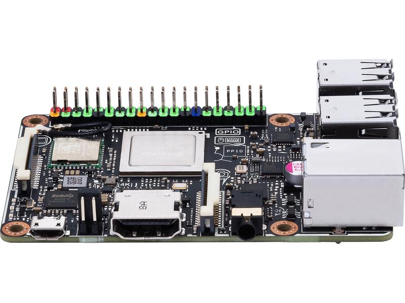 ASUS Entwicklerboard Tinker Board R2.0 Kompaktes Entwicklerboard mit Quadcore Prozessor und 2 GB Arbeitsspeicher