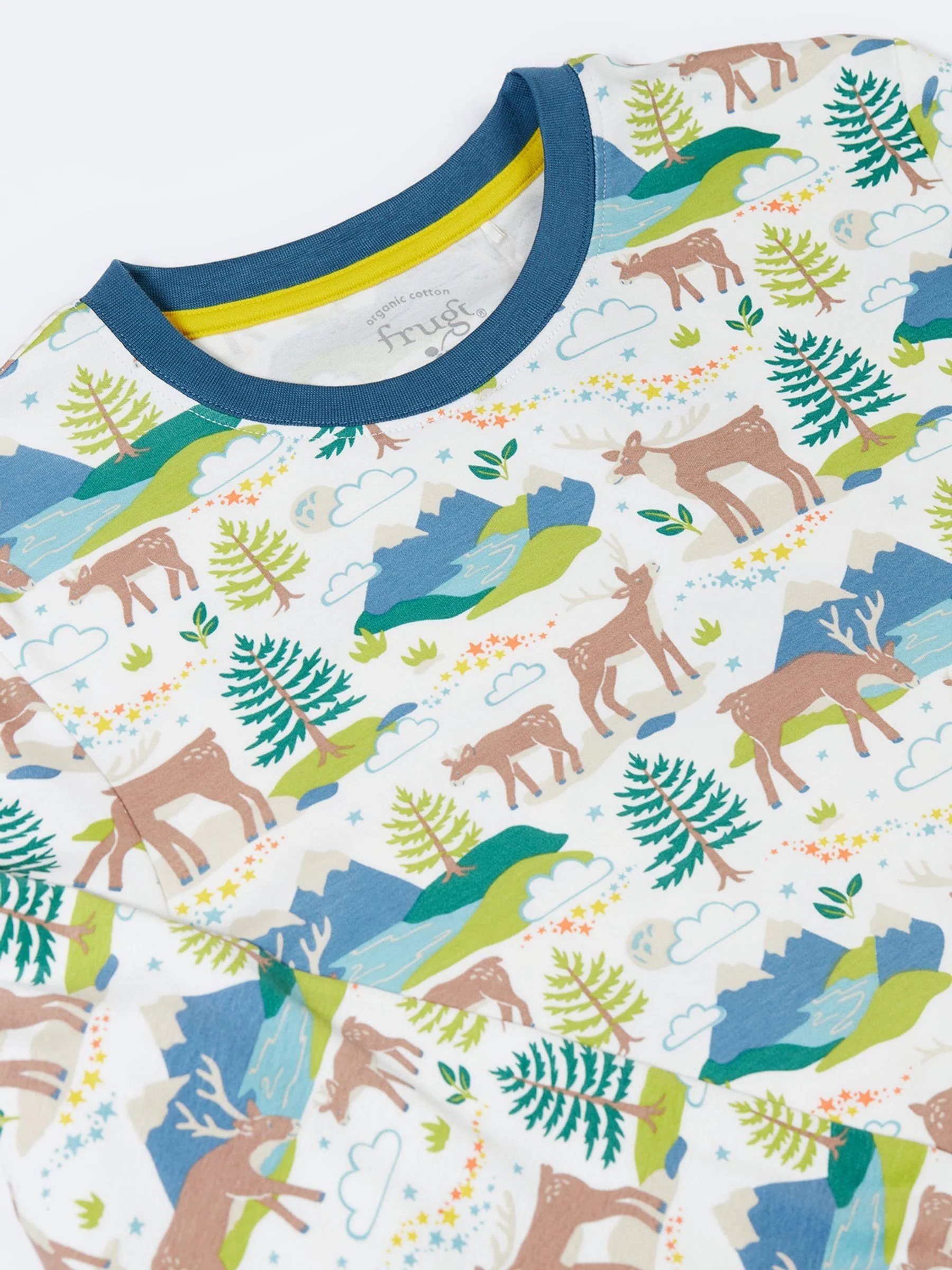 Frugi Witte Kerstmis Penzance Pyjama's voor Dames