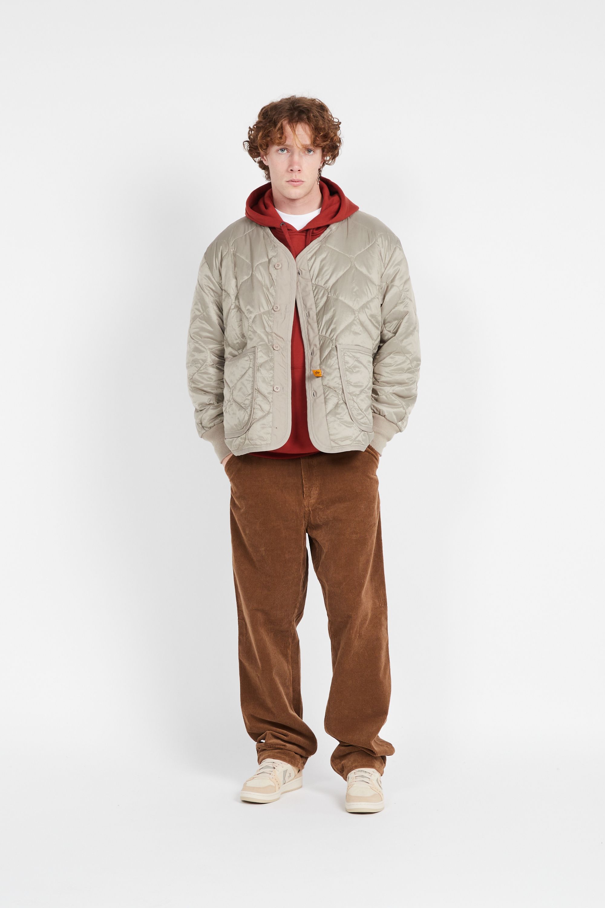 ALPHA INDUSTRIES Veste ALS Liner Beige