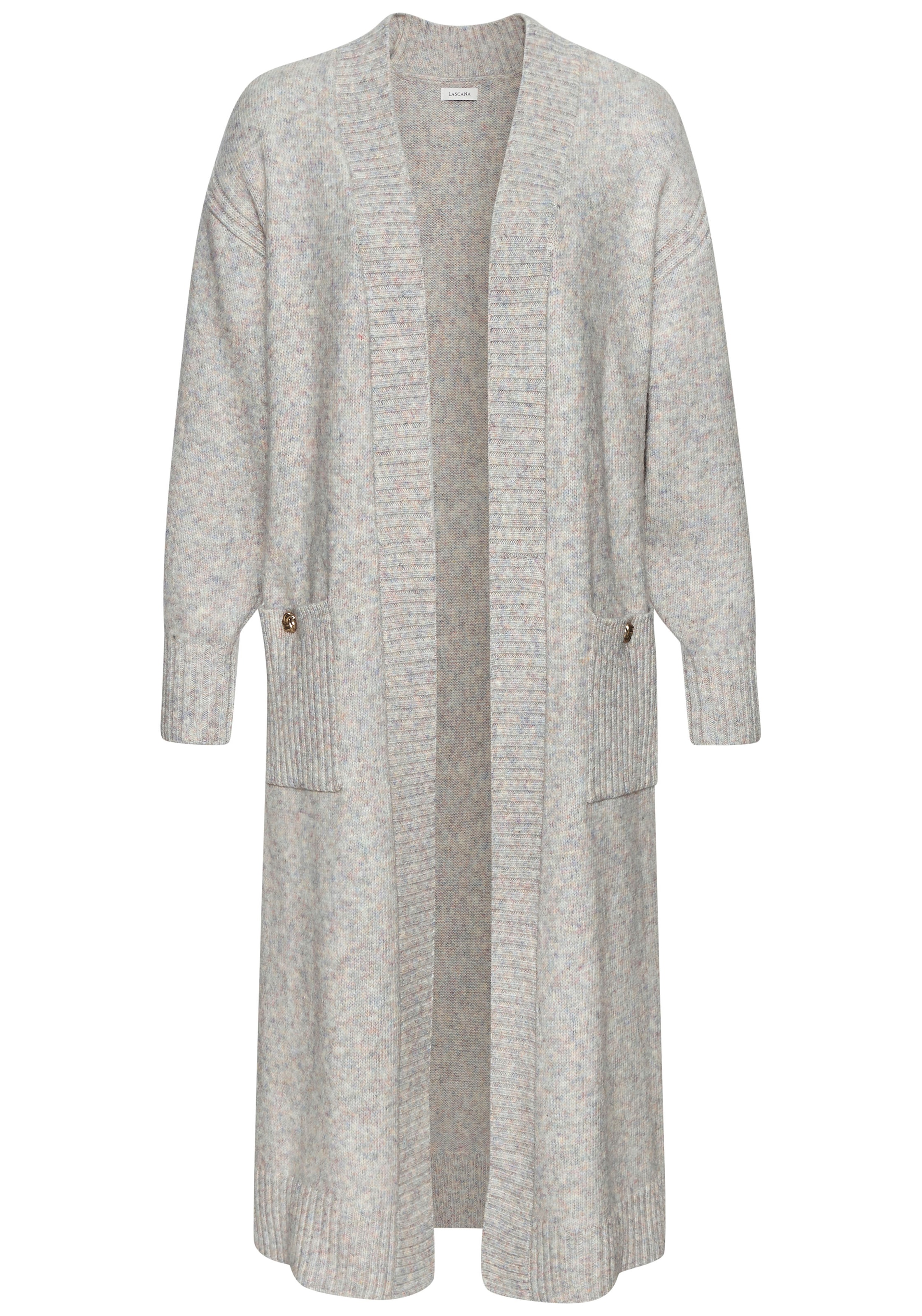 LASCANA Longstrickjacke , aus kuscheligem Strick