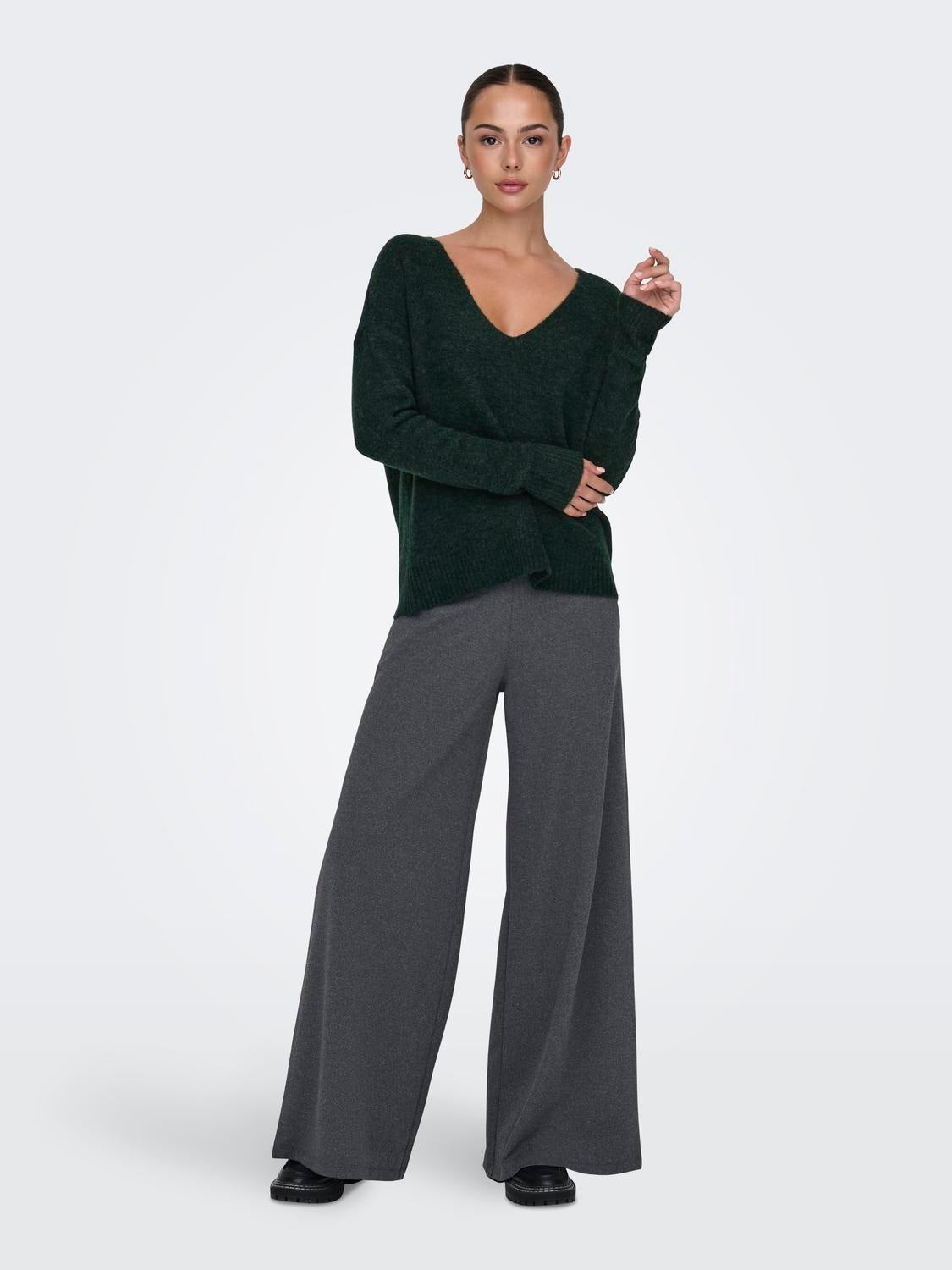 JDYELANORA Strickpullover Scarab