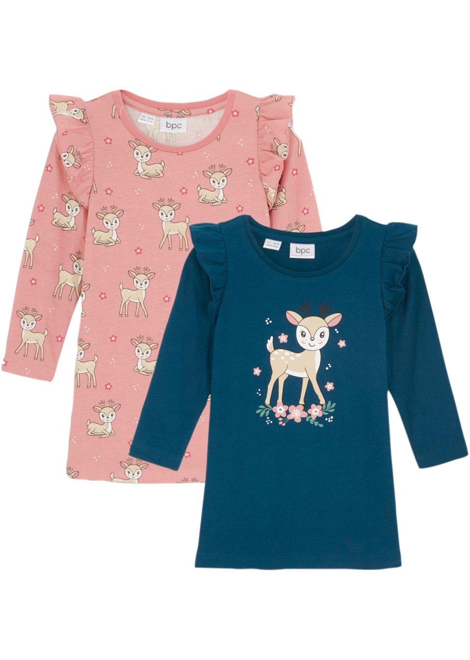 Lot de 2 robes en jersey fille