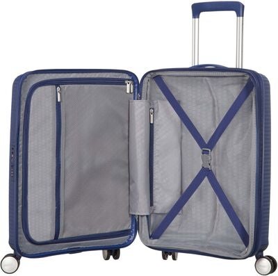 American Tourister Soundbox Spinner Koffert 35,5L, Midnight Navy