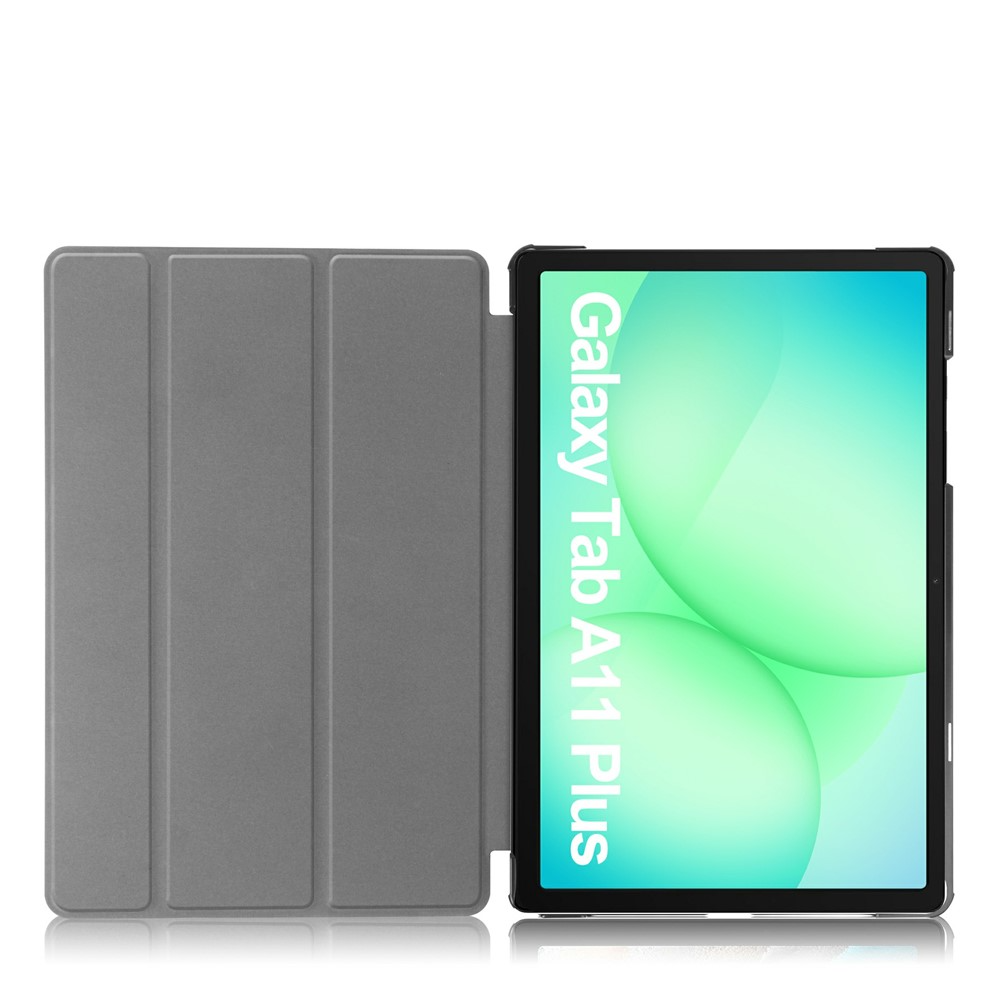Samsung Galaxy Tab A11  Plus / A9  Plus Leder Tasche Flip Cover Hülle - Lila