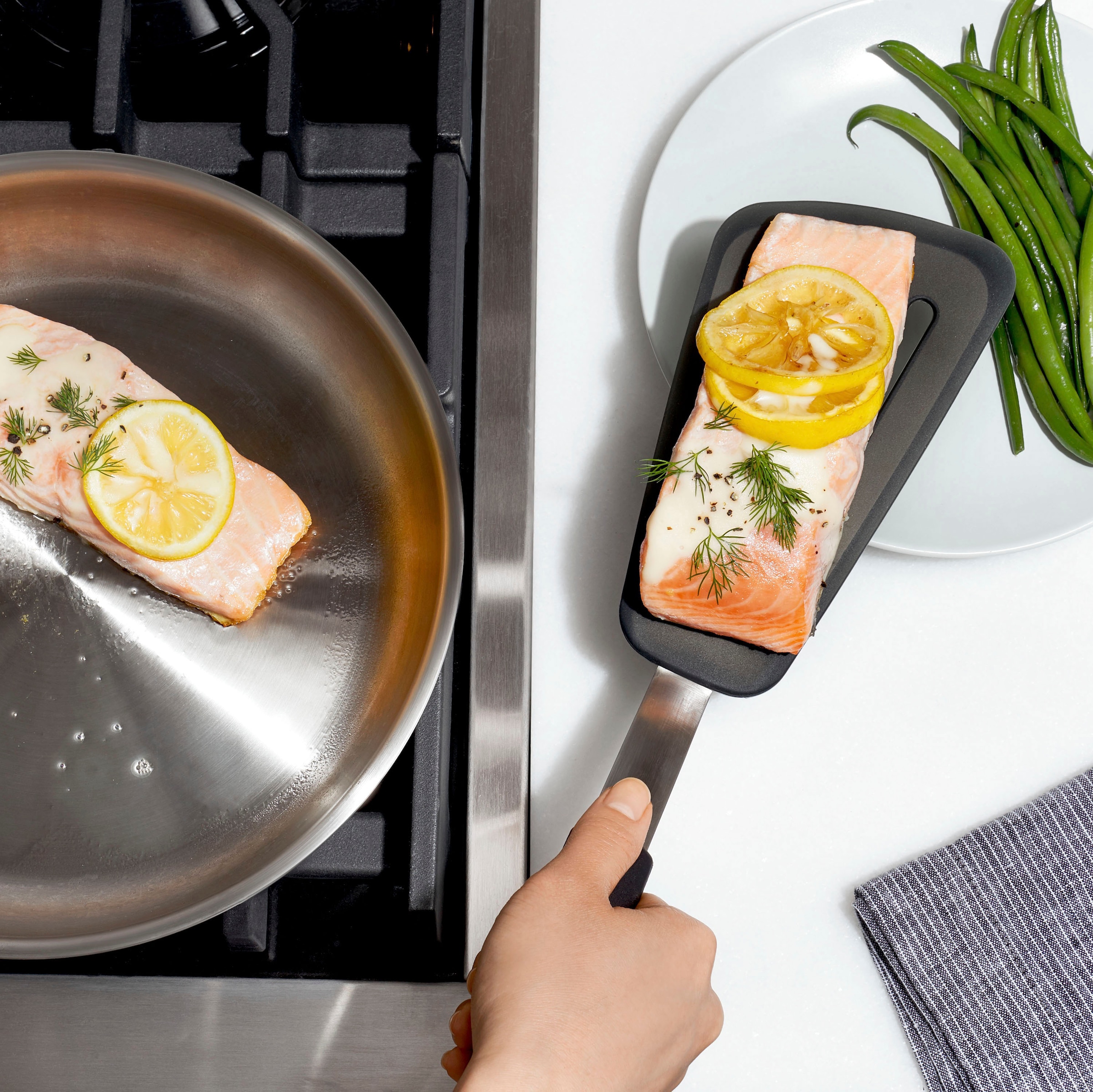 OXO Good Grips Küchenwender flexibel, Silikon, für Omletts