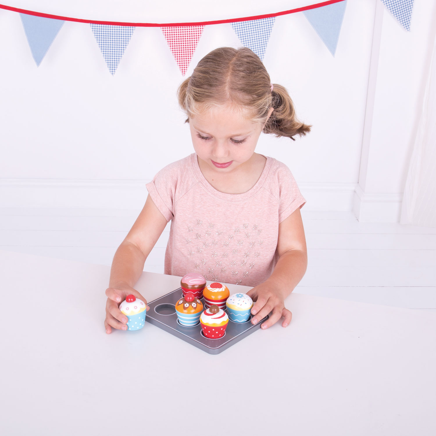 Bigjigs Houten Muffinset