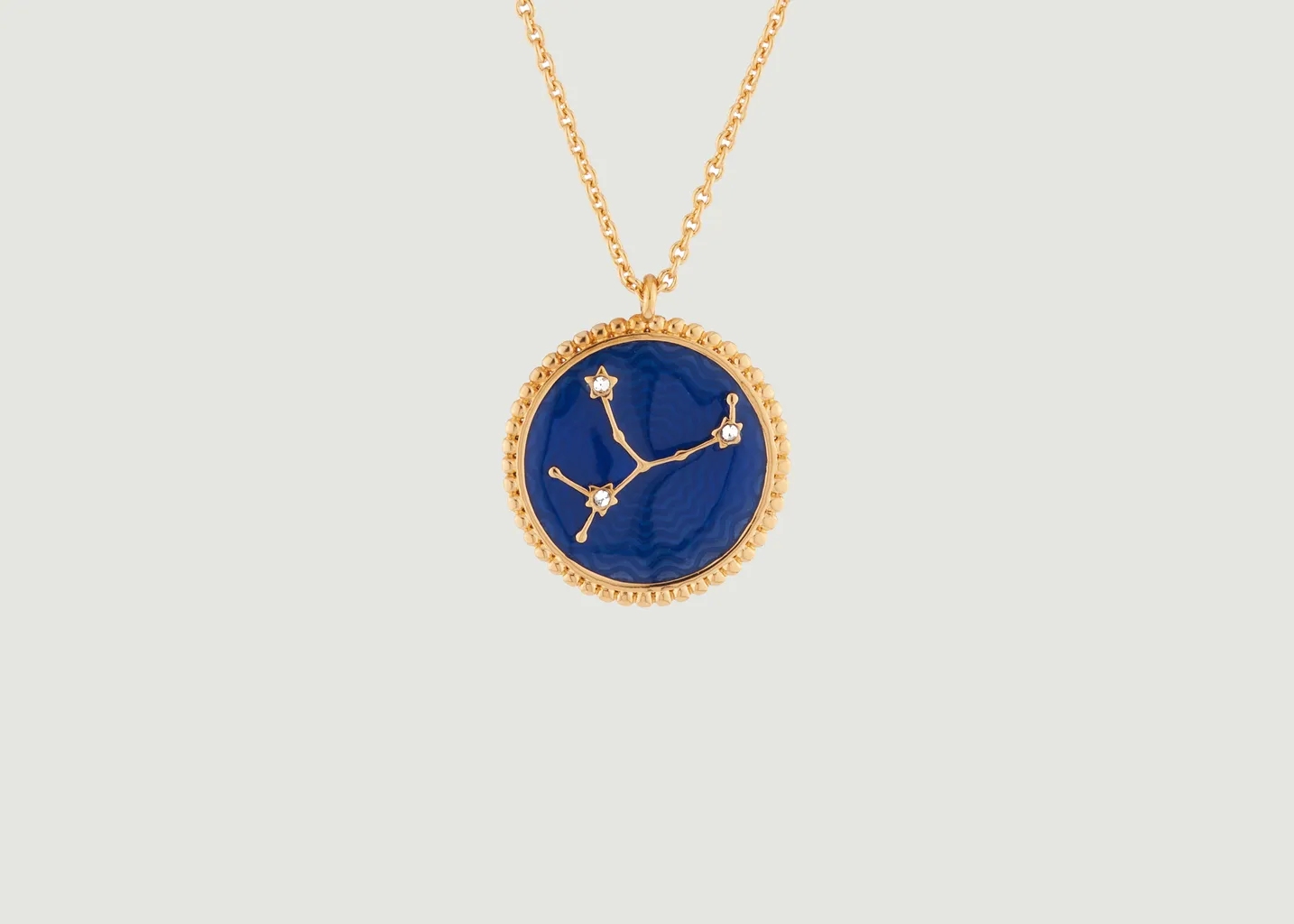 Collier avec pendentif signe astrologique Vierge Les Néréides