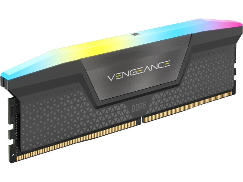 Corsair DDR5-RAM Vengeance RGB 6000 MHz 2x 16 GB High-Performance Arbeitsspeicher mit Multi-Zone-RGB-Beleuchtung