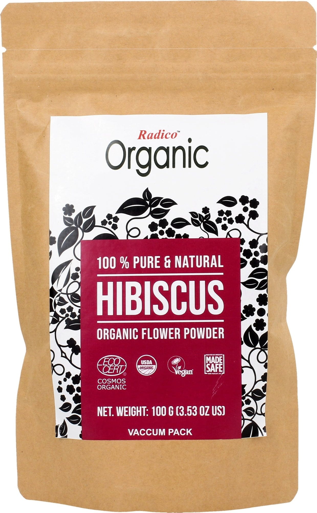 Radico  Bio-Hibiskus Pulver, 100 g